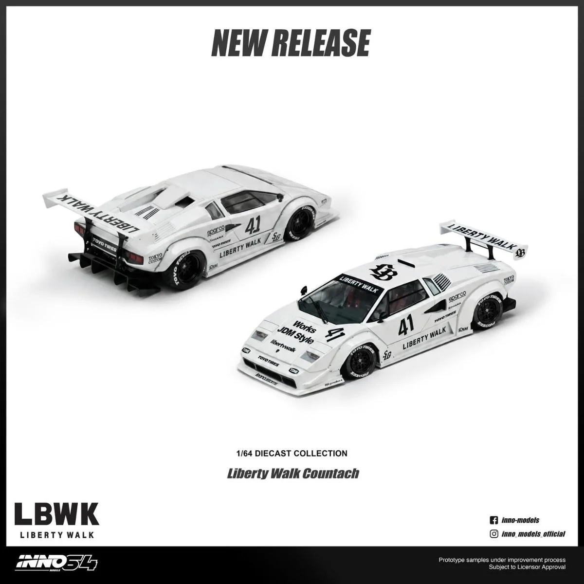 Inno64 Lamborghini Countach Liberty Walk